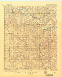 Rush Springs 1902 topographic map thumbnail