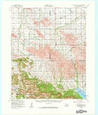 Saddle Mountain 1956 topographic map thumbnail