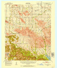 Saddle Mountain 1950 topographic map thumbnail