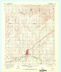Sayre 1960 topographic map thumbnail