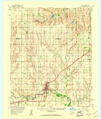 Sayre 1960 topographic map thumbnail