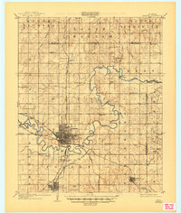 Shawnee 1909 topographic map preview