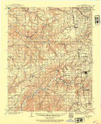 Siloam Springs 1899 topographic map thumbnail