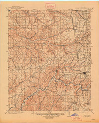 Siloam Springs topographic map thumbnail