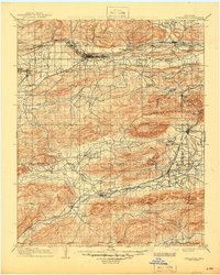 Tuskahoma 1909 topographic map thumbnail