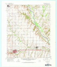 Weatherford 1964 topographic map preview