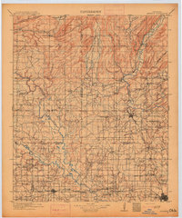 Antlers 1912 topographic map thumbnail