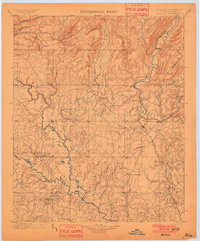 Antlers 1901 topographic map thumbnail