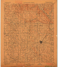 Ardmore 1901 topographic map thumbnail