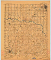 Chickasha 1904 topographic map thumbnail