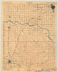 Chickasha 1904 topographic map thumbnail