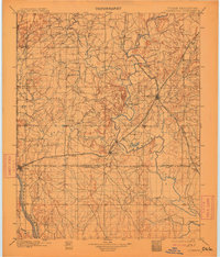 Claremore 1901 topographic map thumbnail