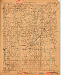 Claremore 1901 topographic map thumbnail
