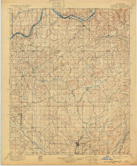Coalgate 1900 topographic map thumbnail
