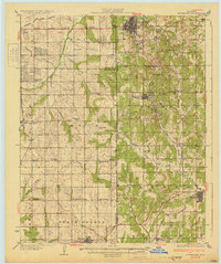 Drumright 1931 topographic map thumbnail