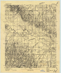Fort Reno 1893 topographic map thumbnail