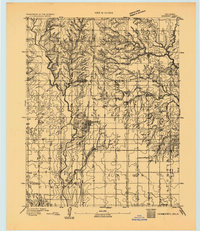 Hennessey 1893 topographic map thumbnail