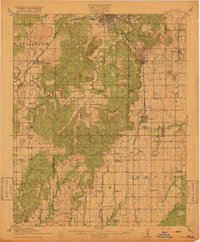 Kiefer 1916 topographic map thumbnail