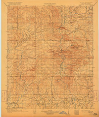 Lukfata 1902 topographic map preview