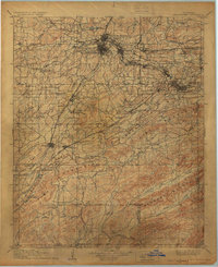 Mc Alester 1909 topographic map thumbnail