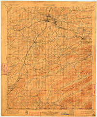 McAlester 1898 topographic map thumbnail
