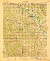 McLoud 1930 topographic map thumbnail