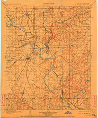Muskogee topographic map thumbnail