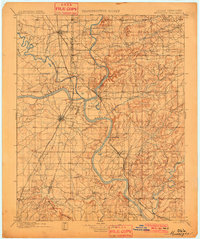 Muscogee topographic map thumbnail
