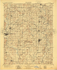 Nowata 1914 topographic map preview