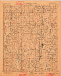 Nowata 1901 topographic map thumbnail