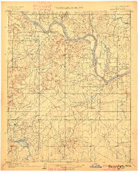 Okmulgee 1900 topographic map thumbnail
