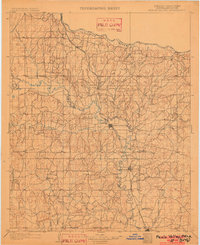 Pauls Valley 1902 topographic map thumbnail