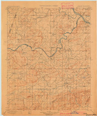 Sansbois 1900 topographic map thumbnail