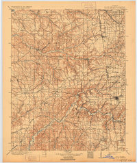 Siloam Springs 1904 topographic map thumbnail