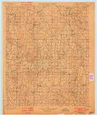Tishomingo 1901 topographic map thumbnail