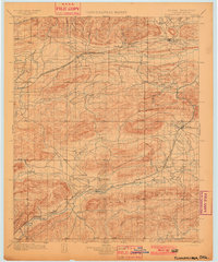 Tuskahoma 1901 topographic map thumbnail