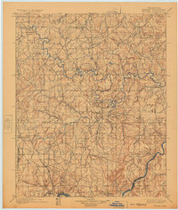 Wewoka 1900 topographic map thumbnail