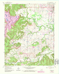 Avant SE 1963 topographic map thumbnail