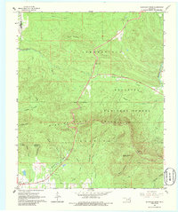 Blackjack Ridge 1966 topographic map thumbnail