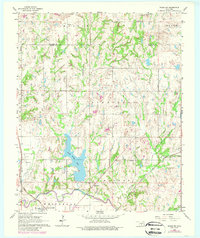 Byars SW 1965 topographic map thumbnail