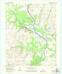 Catoosa SE 1963 topographic map thumbnail
