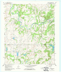 Okemah SE 1967 topographic map thumbnail