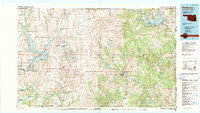 Pawhuska 1985 topographic map thumbnail