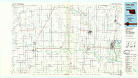 Ponca City 1985 topographic map thumbnail