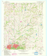 Sulphur North 1967 topographic map thumbnail