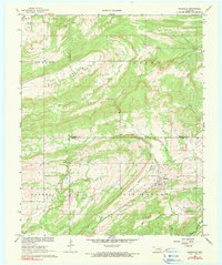 Wardville 1967 topographic map thumbnail
