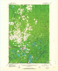 Iron Lake 1961 topographic map thumbnail