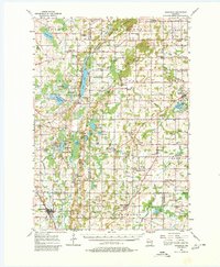 Kewaskum 1955 topographic map thumbnail
