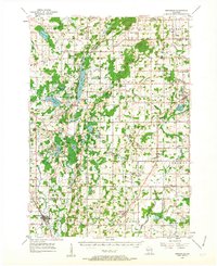 Kewaskum 1955 topographic map thumbnail