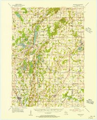 Kewaskum 1955 topographic map thumbnail
